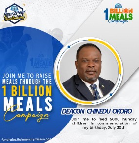 JOIN ME TO FEED 5000 NEEDY CHILDREN 