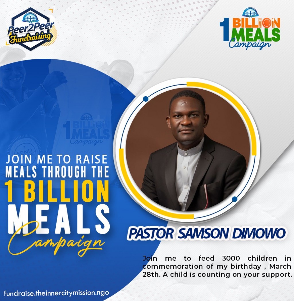 JOIN ME TO FEED 3000 VULNERABLE CHILDREN 