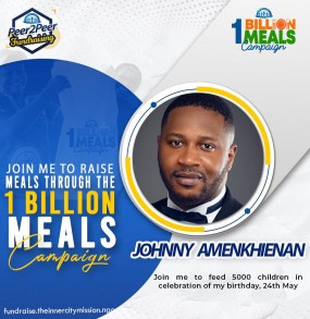 JOIN ME TO WIN THE FIGHT AGAINST CHILD HUNGER