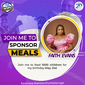 JOIN ME TO FEED 1000 CHILDREN FOR MY BIRTHDAY