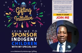 JOIN ME TO SEND 100 CHILDREN BACK TO SCHOOL