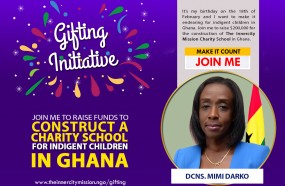 JOIN ME TO CONSTRUCT A CHARITY SCHOOL IN GHANA